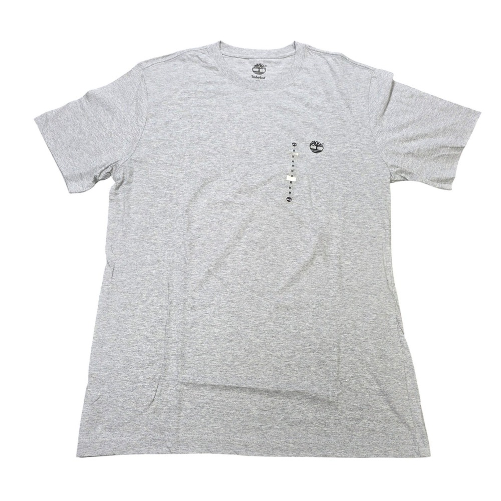 Timberland Rugged and Durable T-Shirt Men's Size Medium Gray Back Graphic NWT